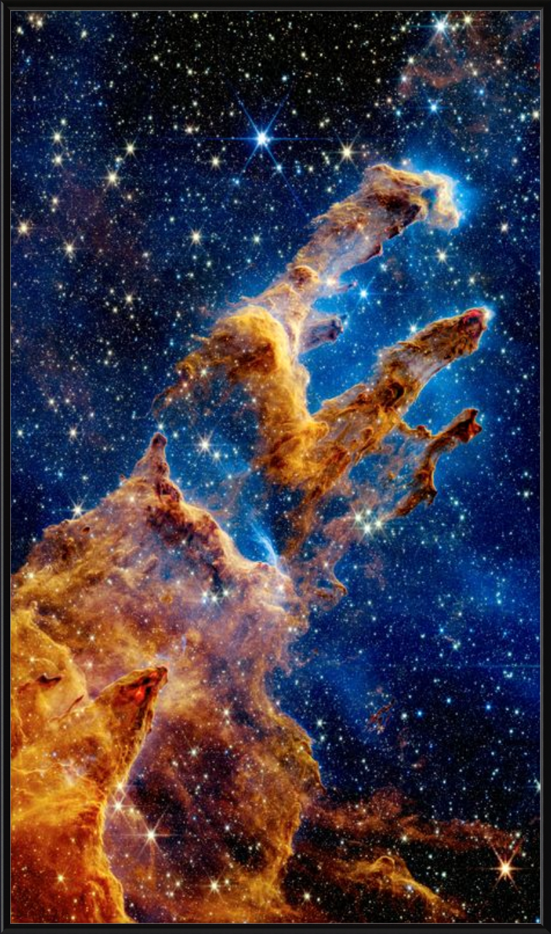 Pillars of Creation II - James Webb Telescope Image