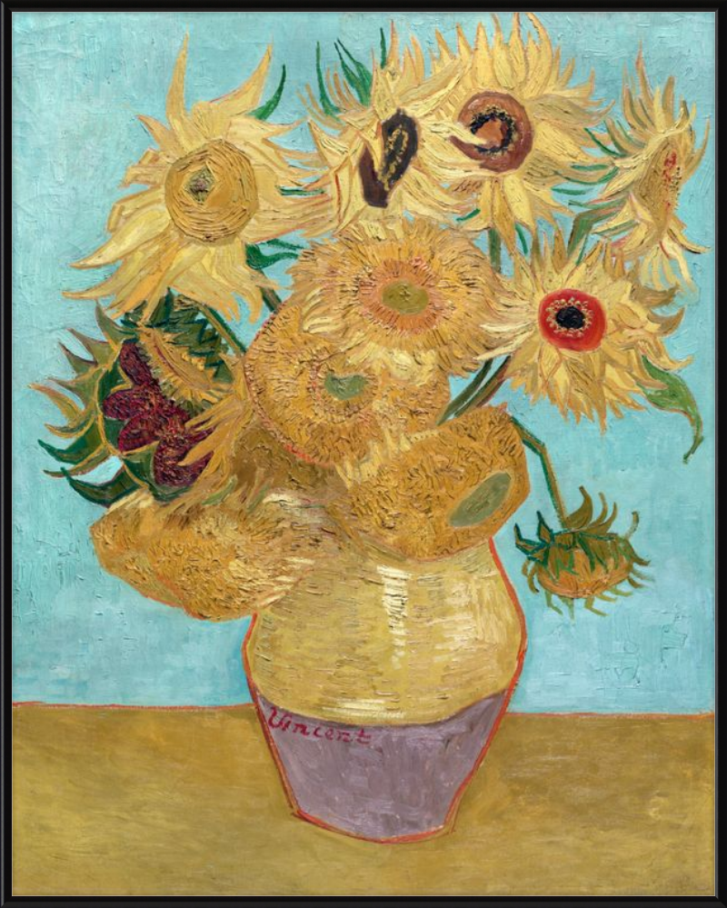 Vase with Twelve Sunflowers, Vincent van Gogh - 1889