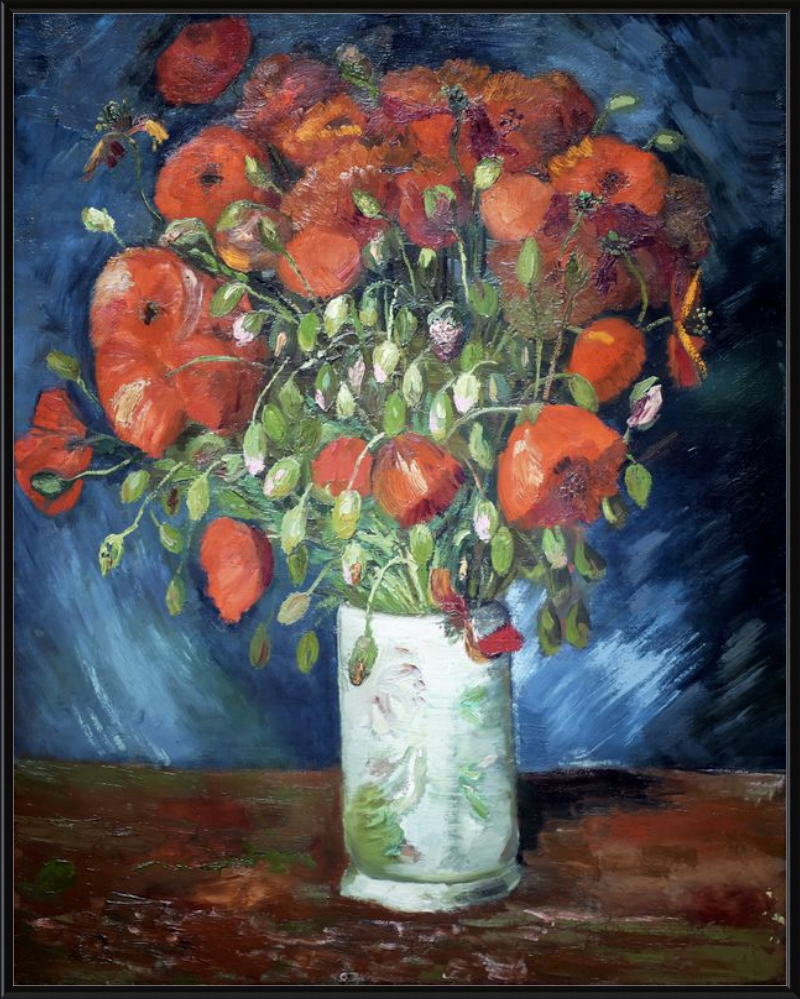 Vase with Poppies Vincent van Gogh - 1889