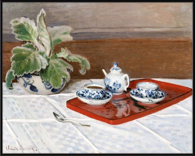 El servicio de té, Claude Monet, 1872