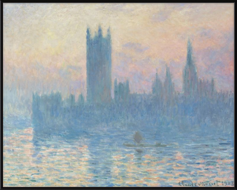 Las Casas del Parlamento al atardecer, Claude Monet, 1903