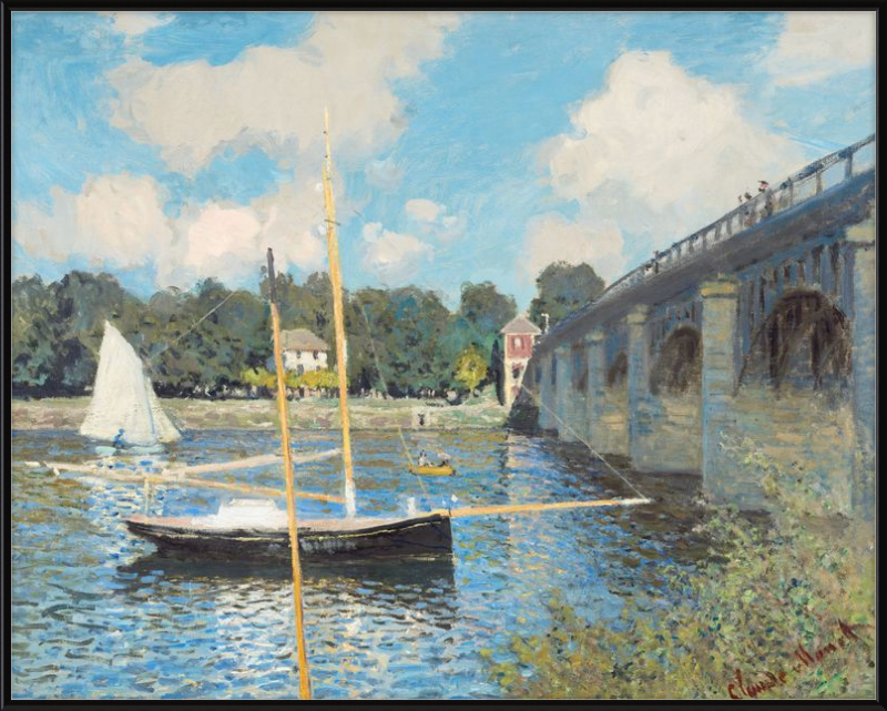 El puente de Argenteuil, Claude Monet