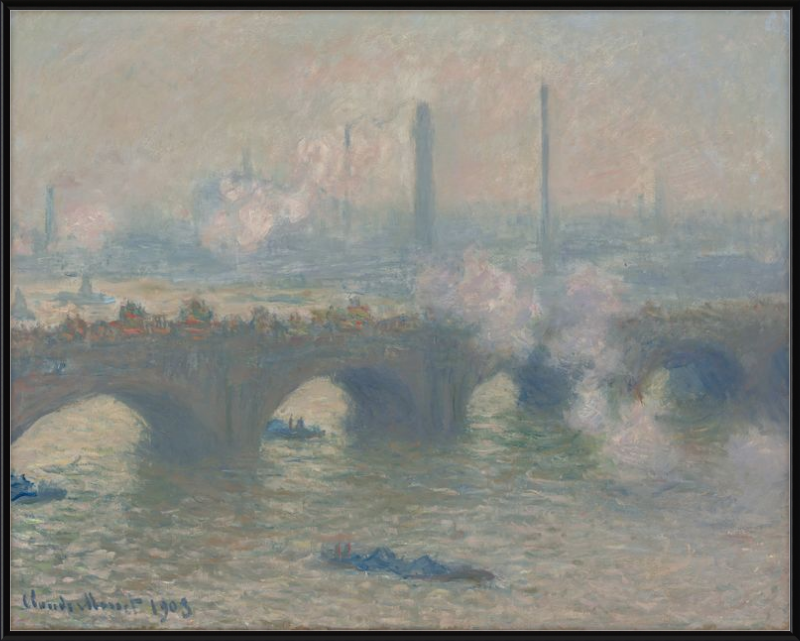 Waterloo Bridge, Gray Day, Claude Monet - 1903