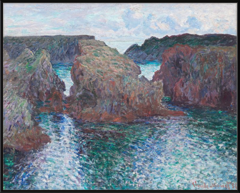 Rocas en Port-Goulphar, Belle-Île, Claude Monet - 1886