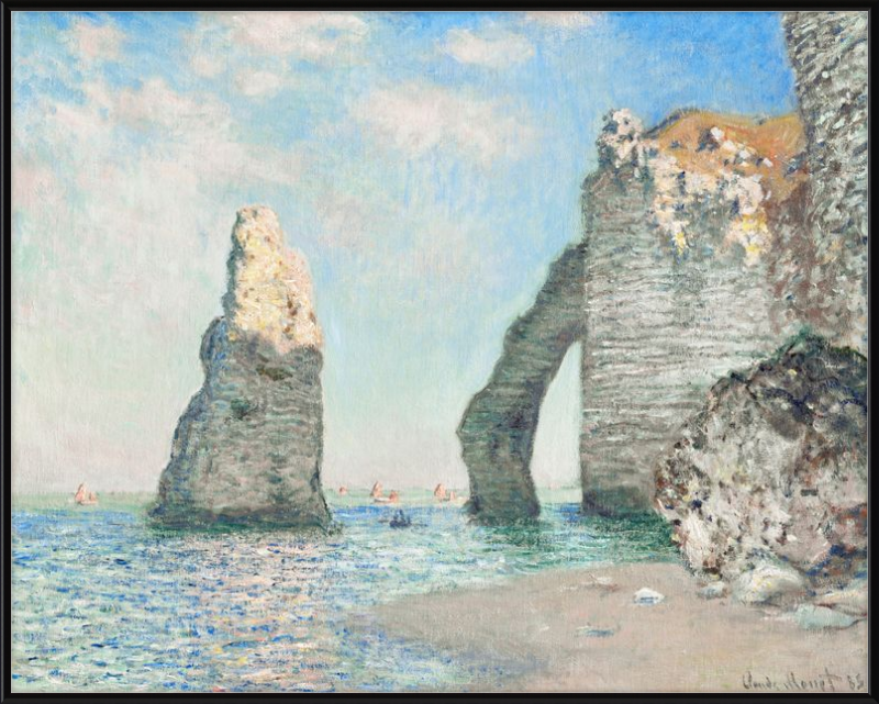 The Cliffs at Étretat, Claude Monet - 1885