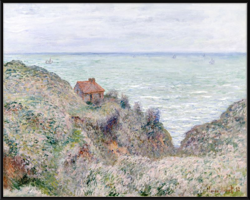 La cabina de vigilancia de la aduana, Claude Monet - 1882