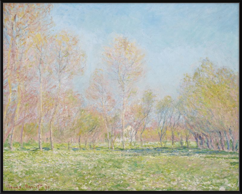 Spring in Giverny, Claude Monet - 1890