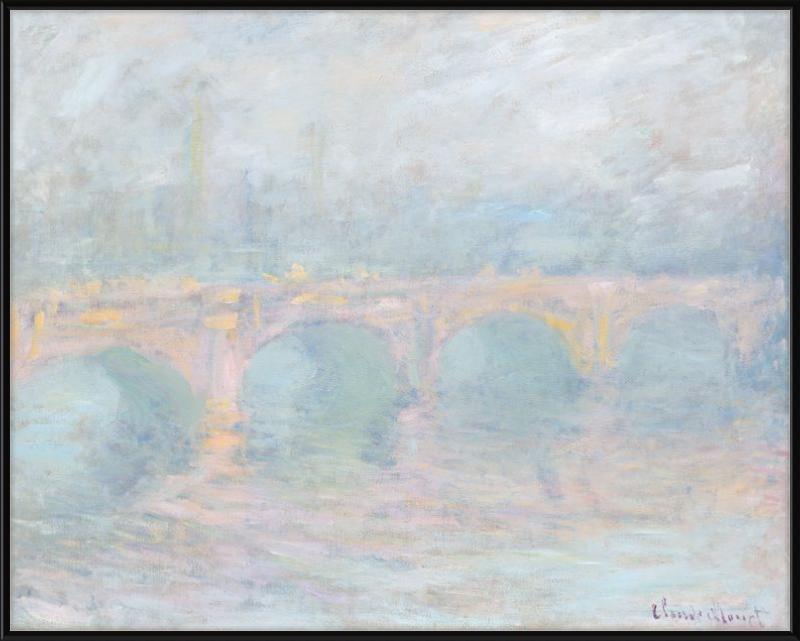 El puente de Waterloo al atardecer, Claude Monet, 1901