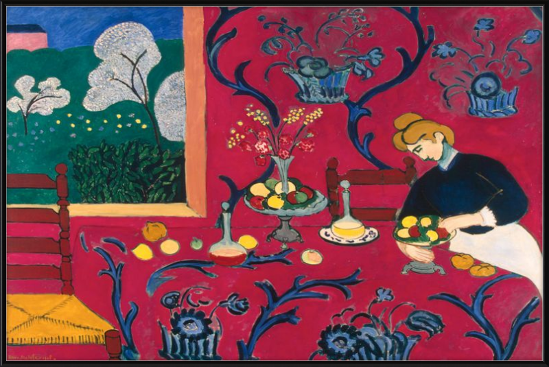 El postre: armonía en rojo, Henri Matisse - 1908