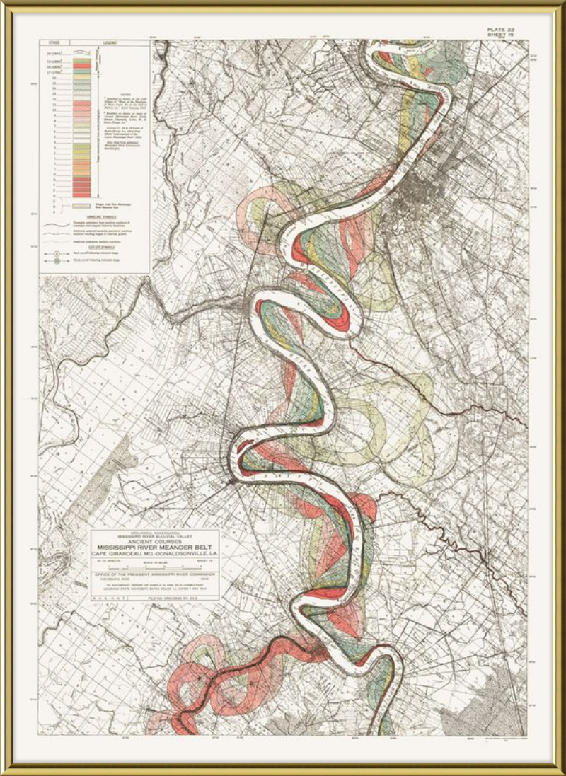 Ancient Courses: Mississippi River Meander Belt, Plate 22 sheet 15