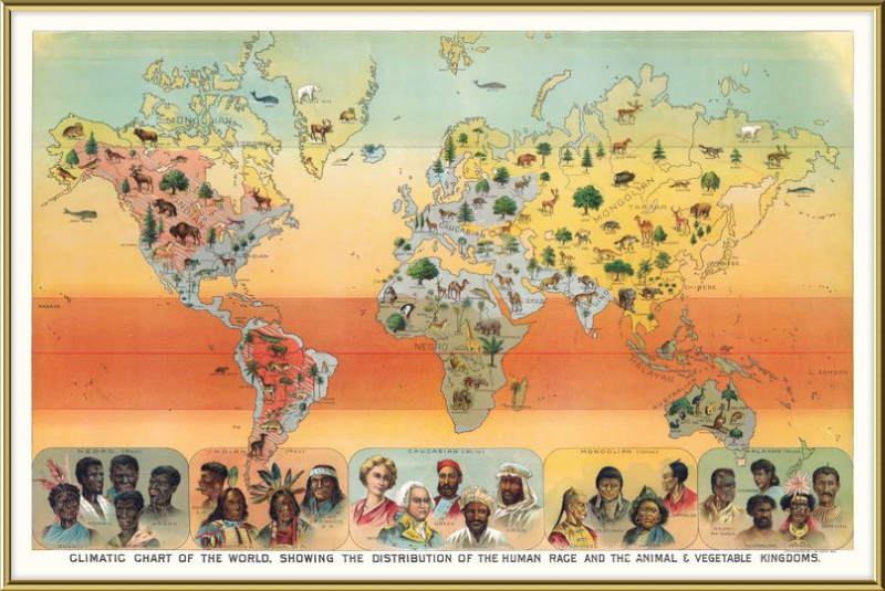 Climatic Chart of the World - Levi Walter Yaggy, 1983