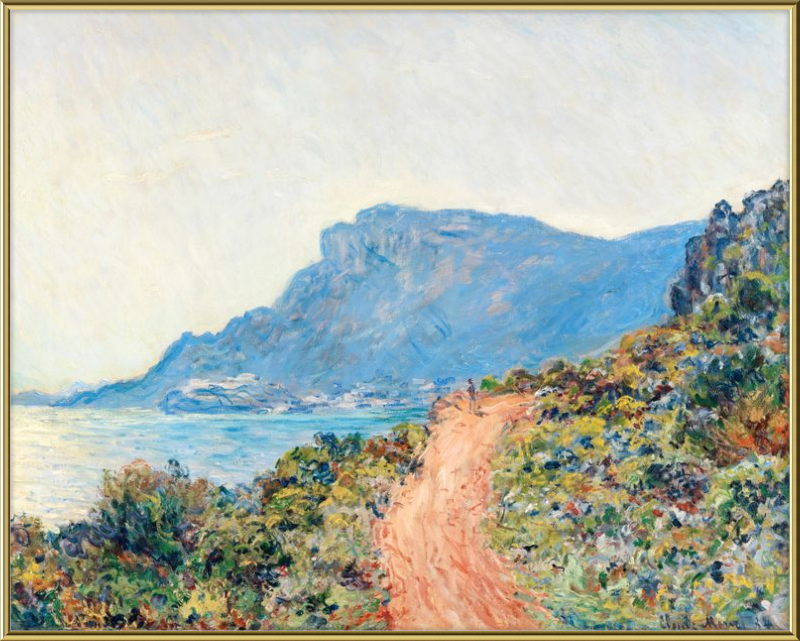 La Corniche near Monaco, Claude Monet - 1884