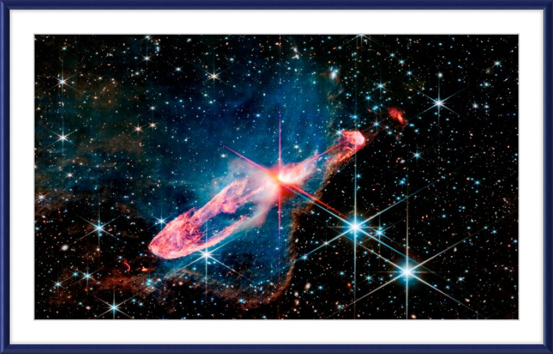 Herbig-Haro 46/47: imagen del telescopio James Webb