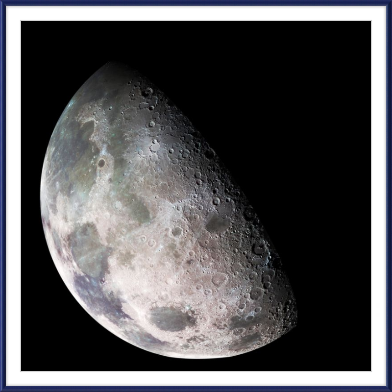 Moon, North Polar Mosaic - NASA