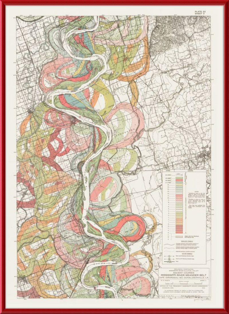 Ancient Courses: Mississippi River Meander Belt, Plate 22 sheet 3