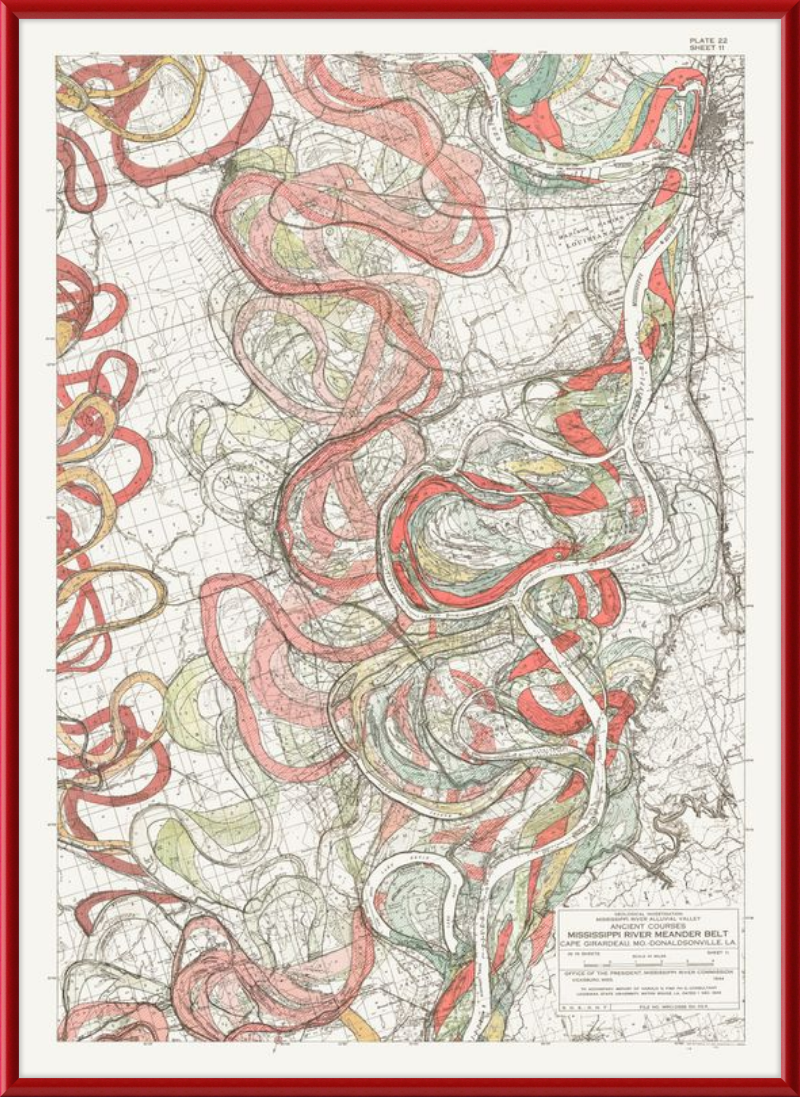 Ancient Courses: Mississippi River Meander Belt, Plate 22 sheet 11