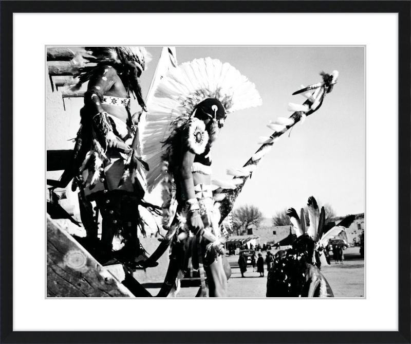 Dance, San Ildefonso Pueblo, Ansel Adams - 1942