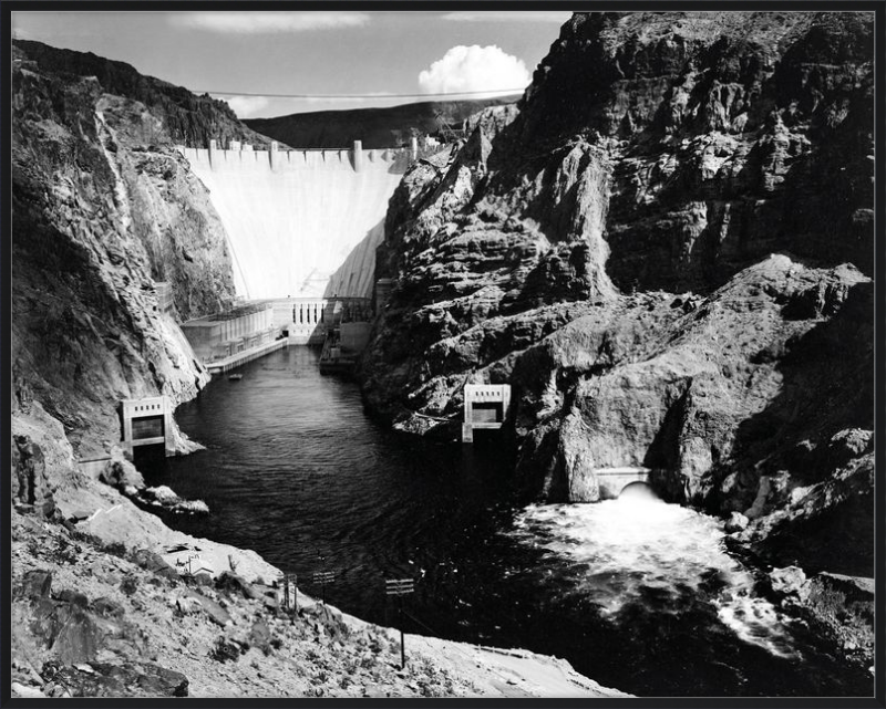 Hoover Dam I, Ansel Adams, 1941