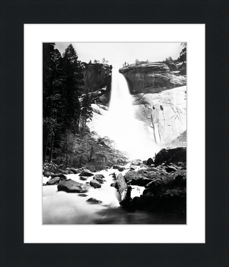 Cataratas de Nevada, valle de Yosemite, Carleton Watkins, 1868