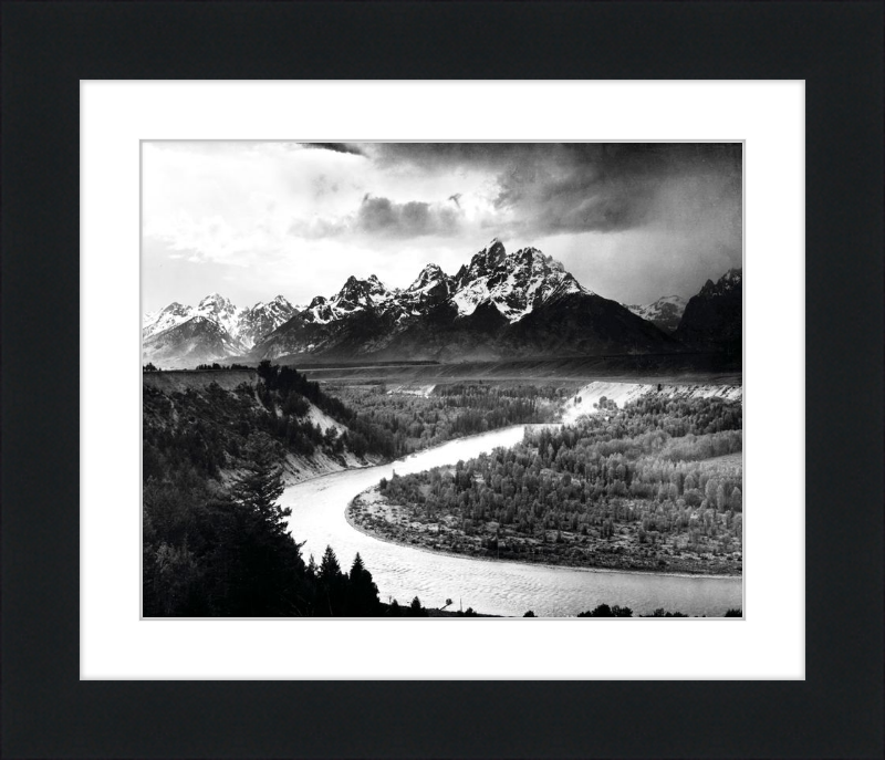 Los Tetons, río Snake, parque nacional Grand Teton, Wyoming, Ansel Adams - 1941