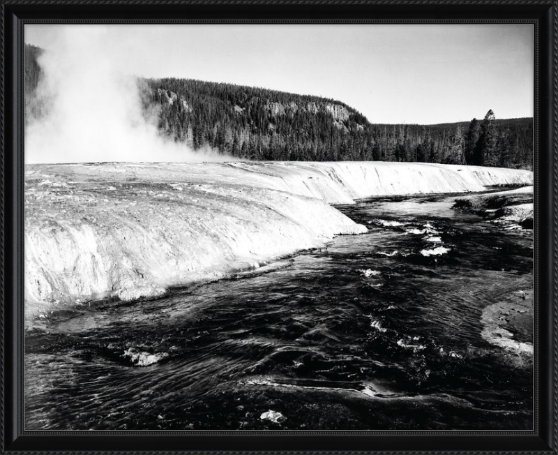 Firehold River, Yellowstone National Park, Wyoming, Ansel Adams - 1941