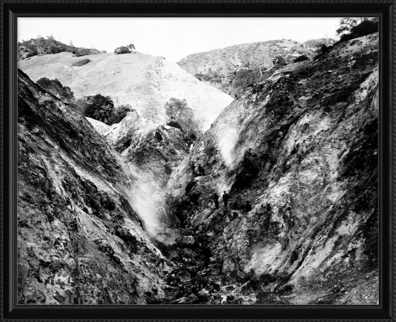 Devil's Canyon, Yosemite Valley, Carleton Watkins - 1868