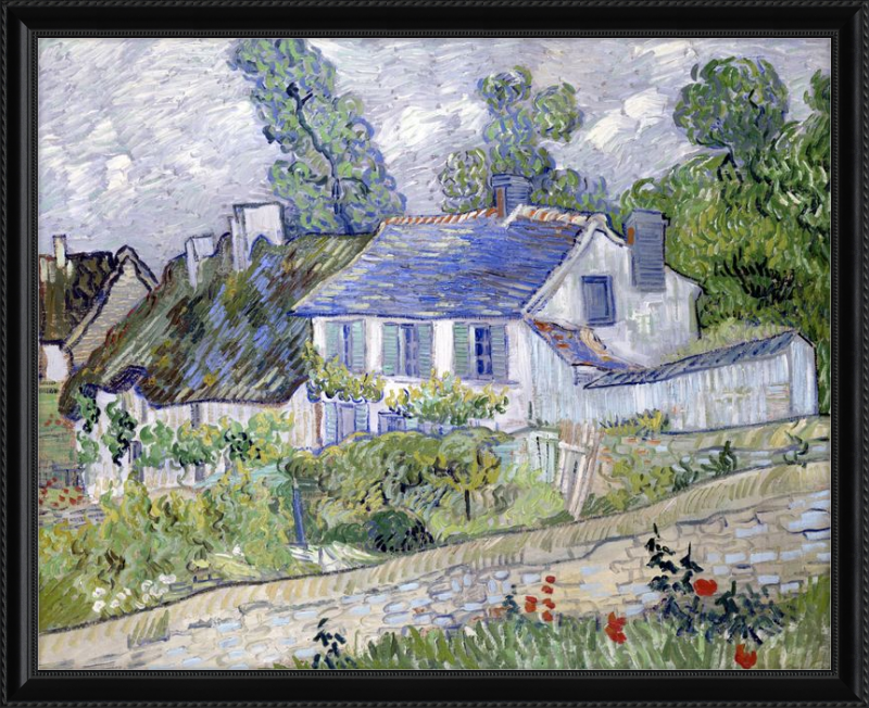 Casas en Auvers, Vincent van Gogh - 1890