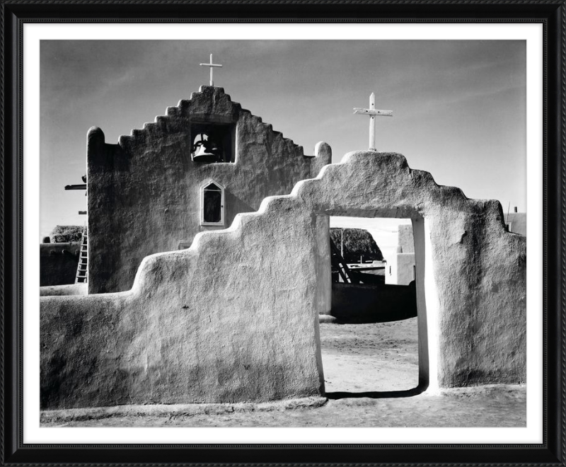 Iglesia, Monumento Histórico Nacional del Pueblo de Taos, Nuevo México, 1941