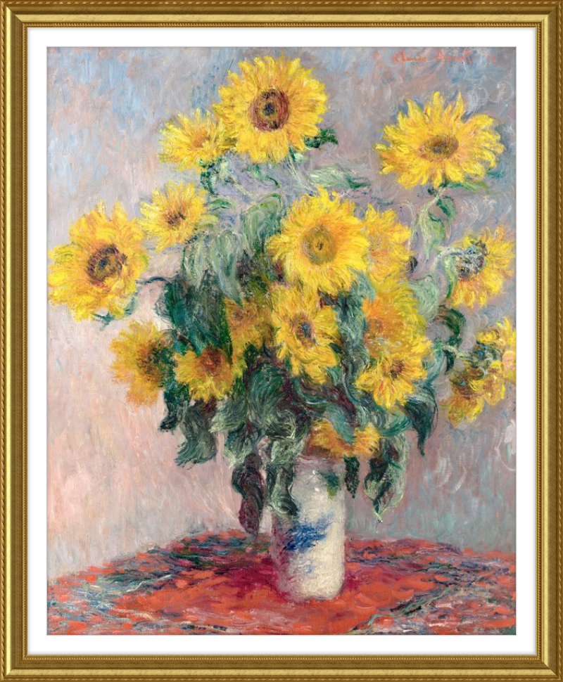 Bouquet of Sunflowers, Claude Monet - 1881