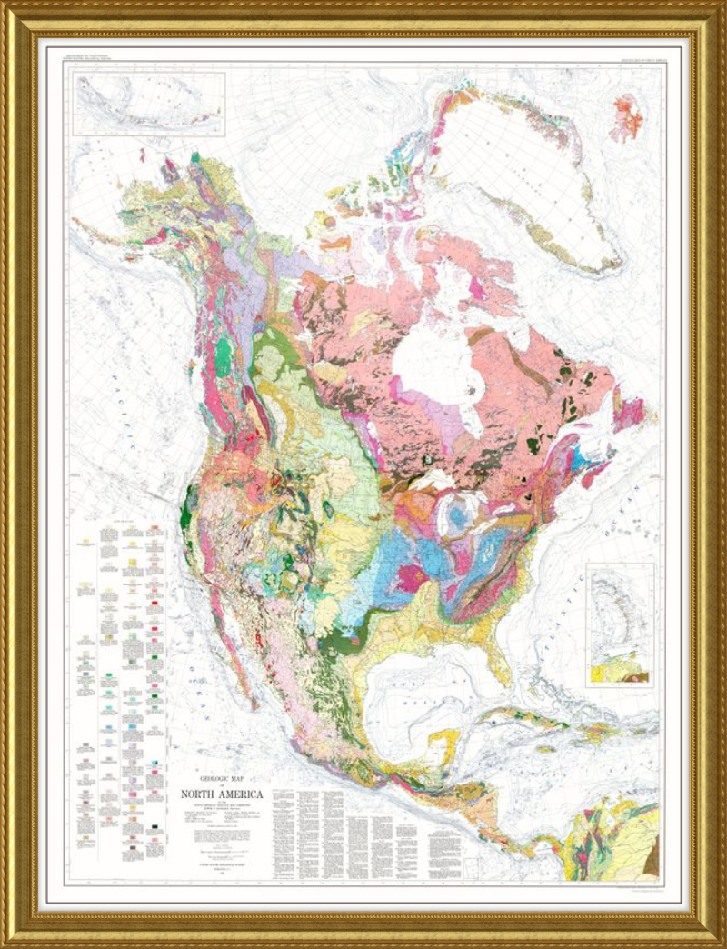 Geologic Map of North America - 1965