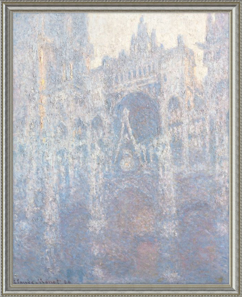 Portal of Rouen Cathedral in Morning Light, Claude Monet