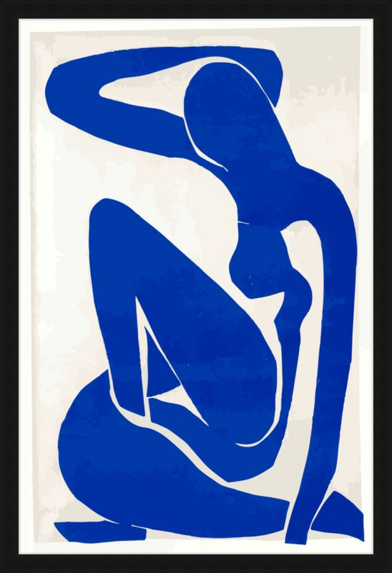 Blue Nude II, Henri Matisse - 1952