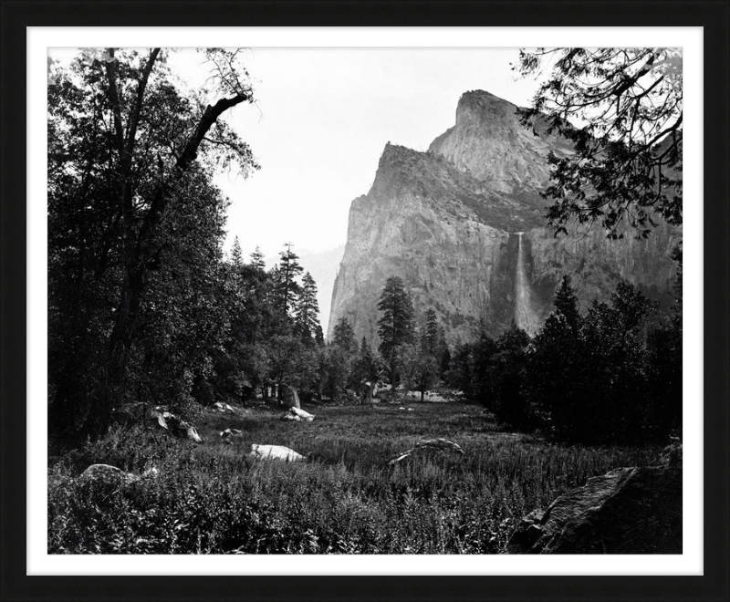 Bridal Veil Falls, Yosemite Valley, Carleton Watkins - 1868