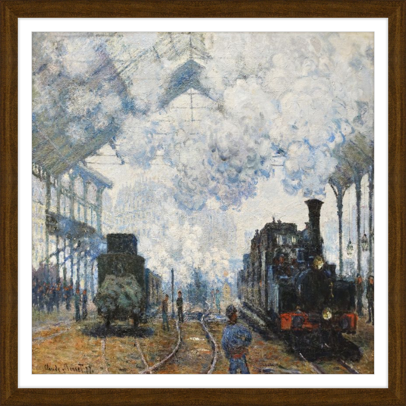 Arrival of the Normandy Train, Claude Monet - 1877