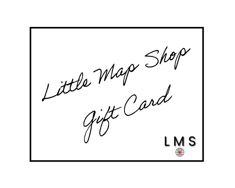 Tarjeta de regalo de Little Map Shop